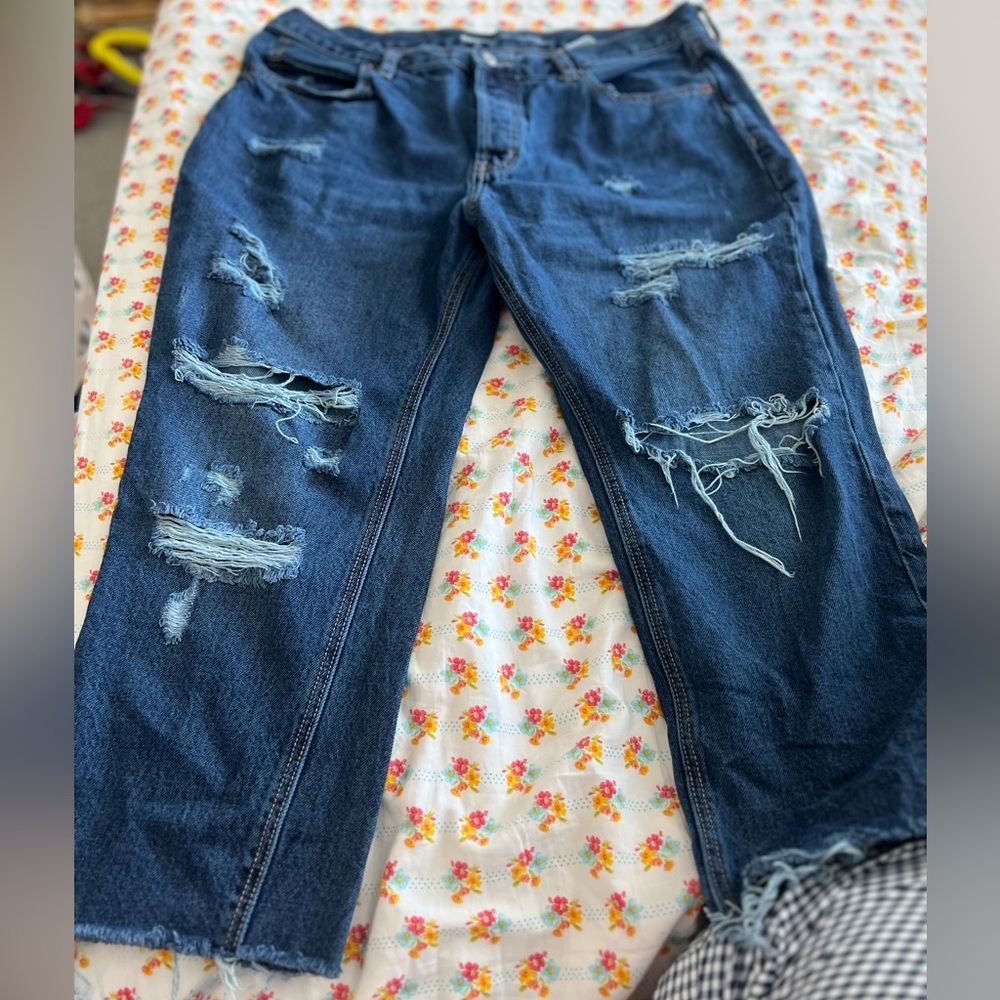 Denim blue jean
